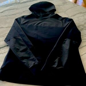 Lululemon Black Hoodie Sweatshirt in Black, XL
